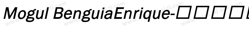 Mogul BenguiaEnrique字体转换
